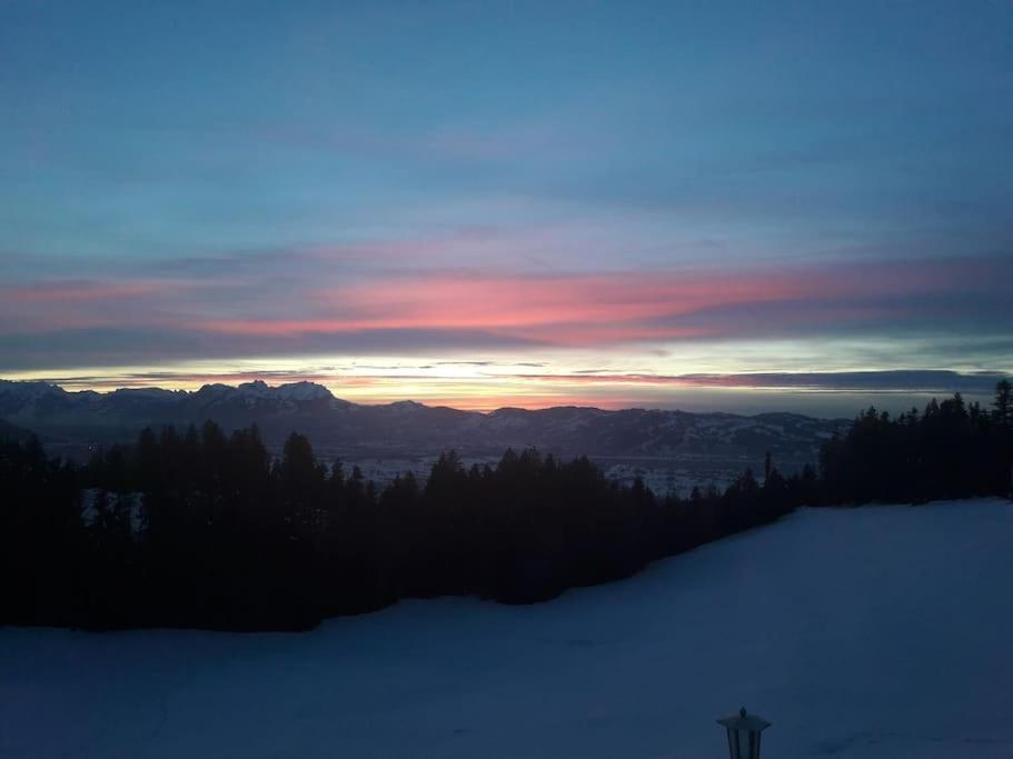 Grosszuegige Ferienwohnung Am Skigebiet Boedele Mit Rheintalblick Dornbirn Zewnętrze zdjęcie
